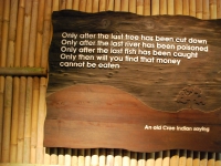 Thailand, Indonesia, Singapore (winter 2010). At the Singapore Zoo. An ancient Indian saying